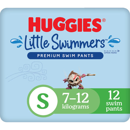 Huggies Little Swimmers Swim Nappies Small (7-12kg) 12 Pack