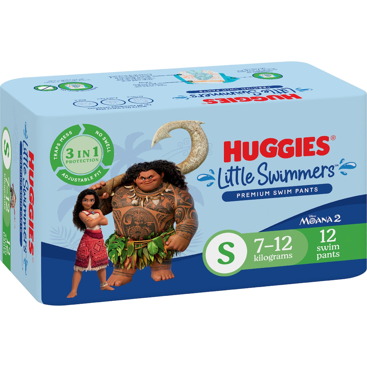 Huggies Little Swimmers Swim Nappies Small (7-12kg) 12 Pack