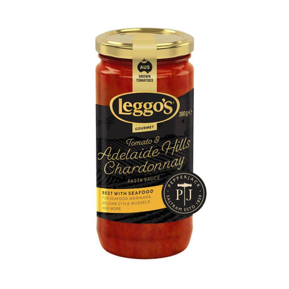 Leggo's Gourmet Pasta Sauce Tomato & White Wine For Seafood Pasta - 390g