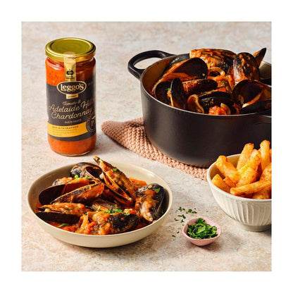 Leggo's Gourmet Pasta Sauce Tomato & White Wine For Seafood Pasta - 390g