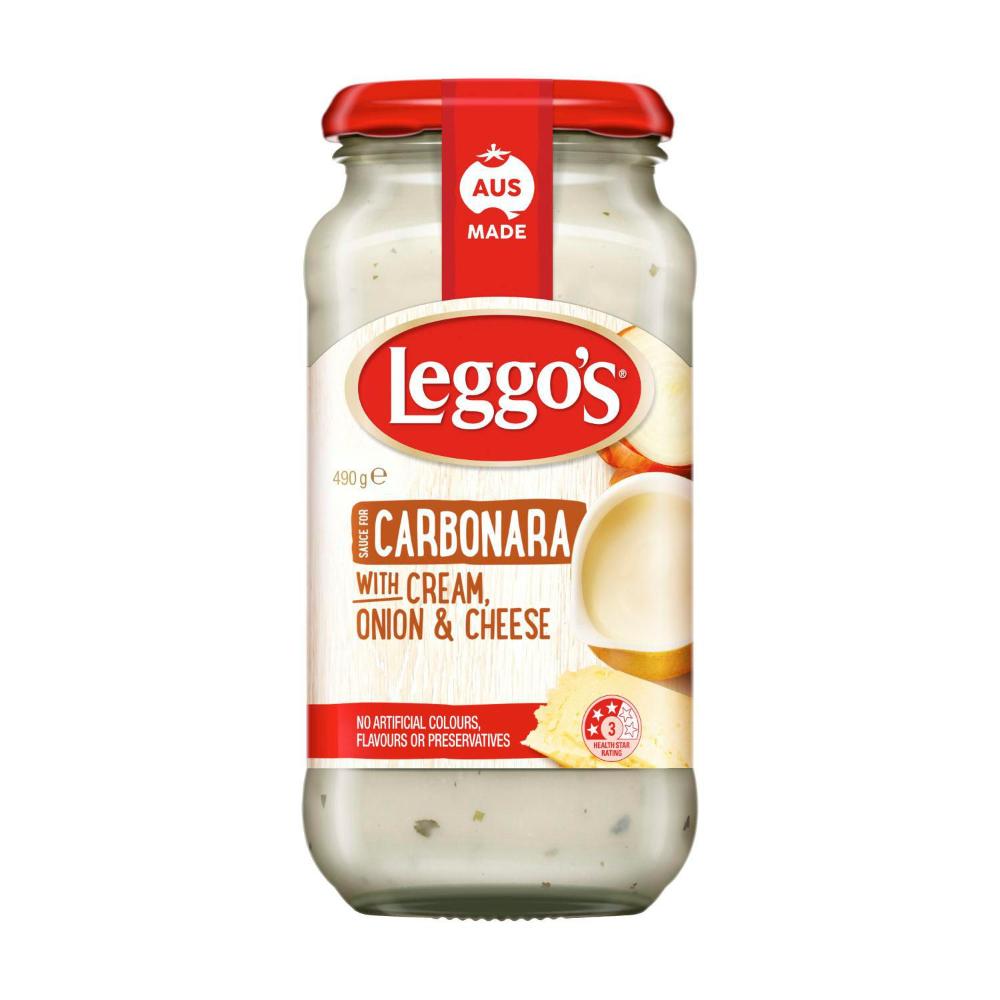Leggos Pasta Sauce Carbonara Halal - 490g