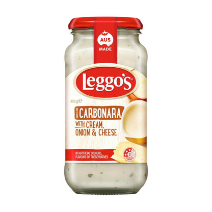 Leggos Pasta Sauce Carbonara Halal - 490g