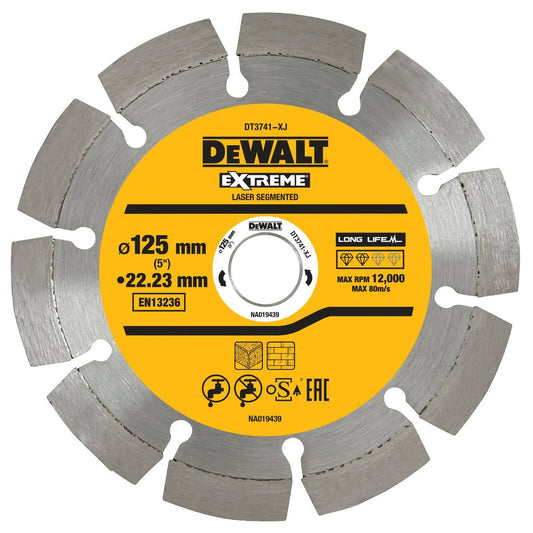 Dewalt Segmented Diamond Wheel - 125mm
