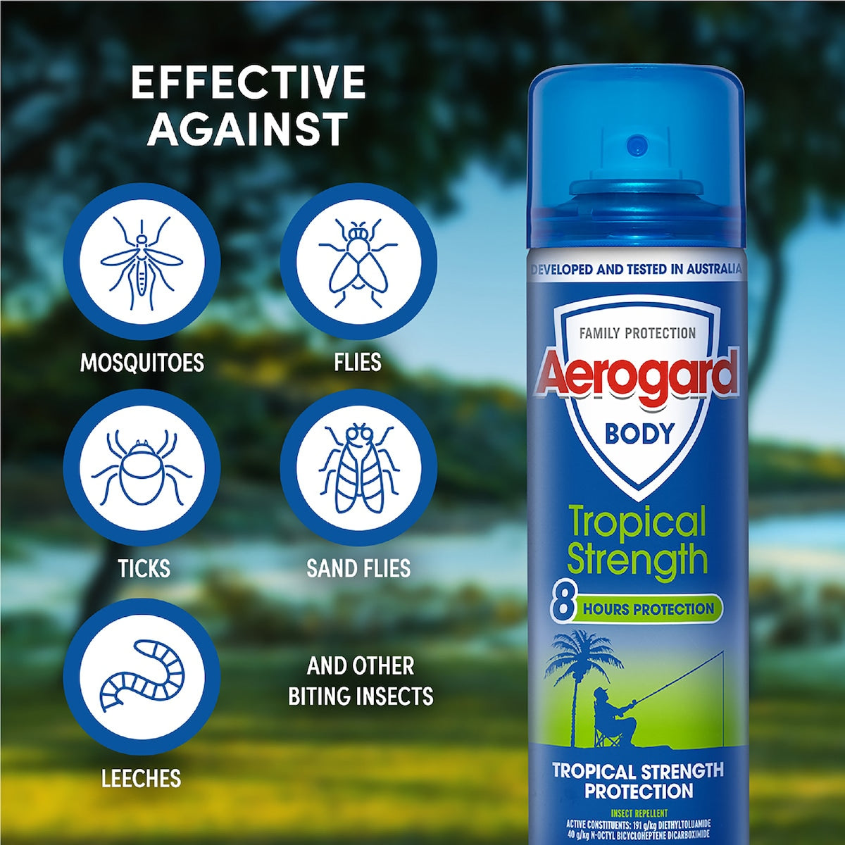 Aerogard Tropical Strength Insect Repellent Spray 150g