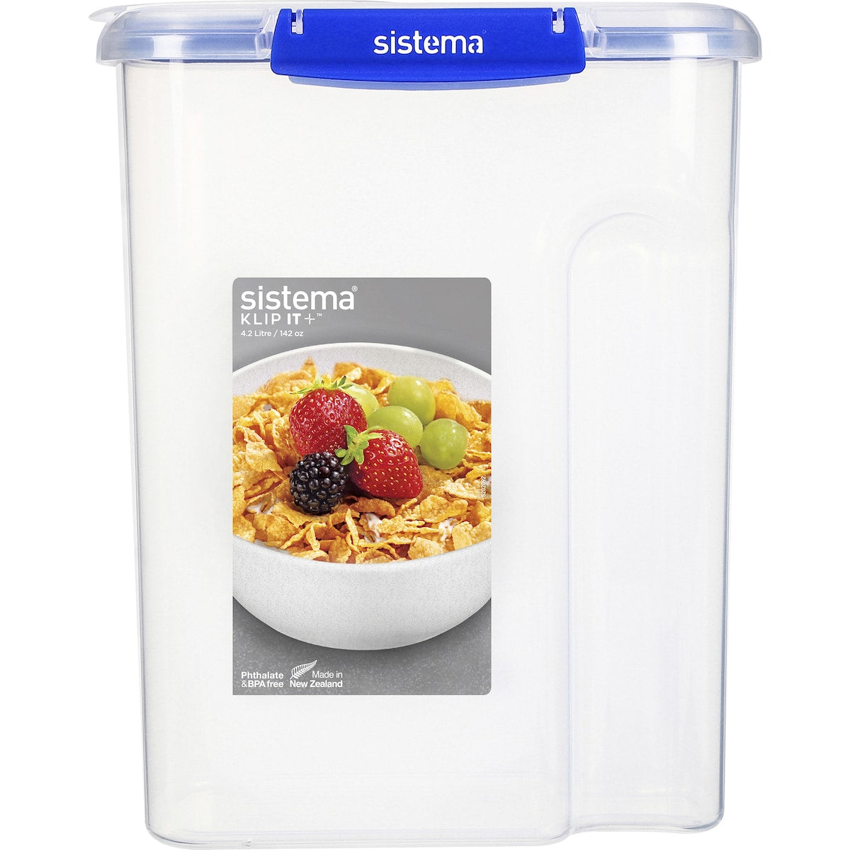 Sistema Klip It Plus Cereal Food Container 4.2l Each