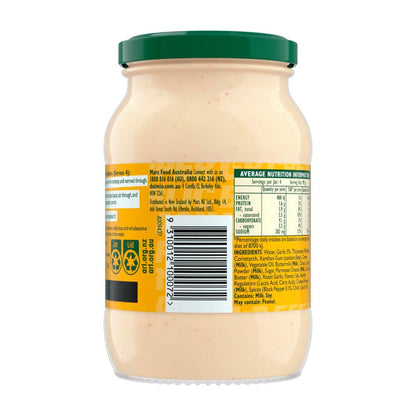 Dolmio Intensify Creamy Garlic & Black Pepper Pasta Sauce - 395g