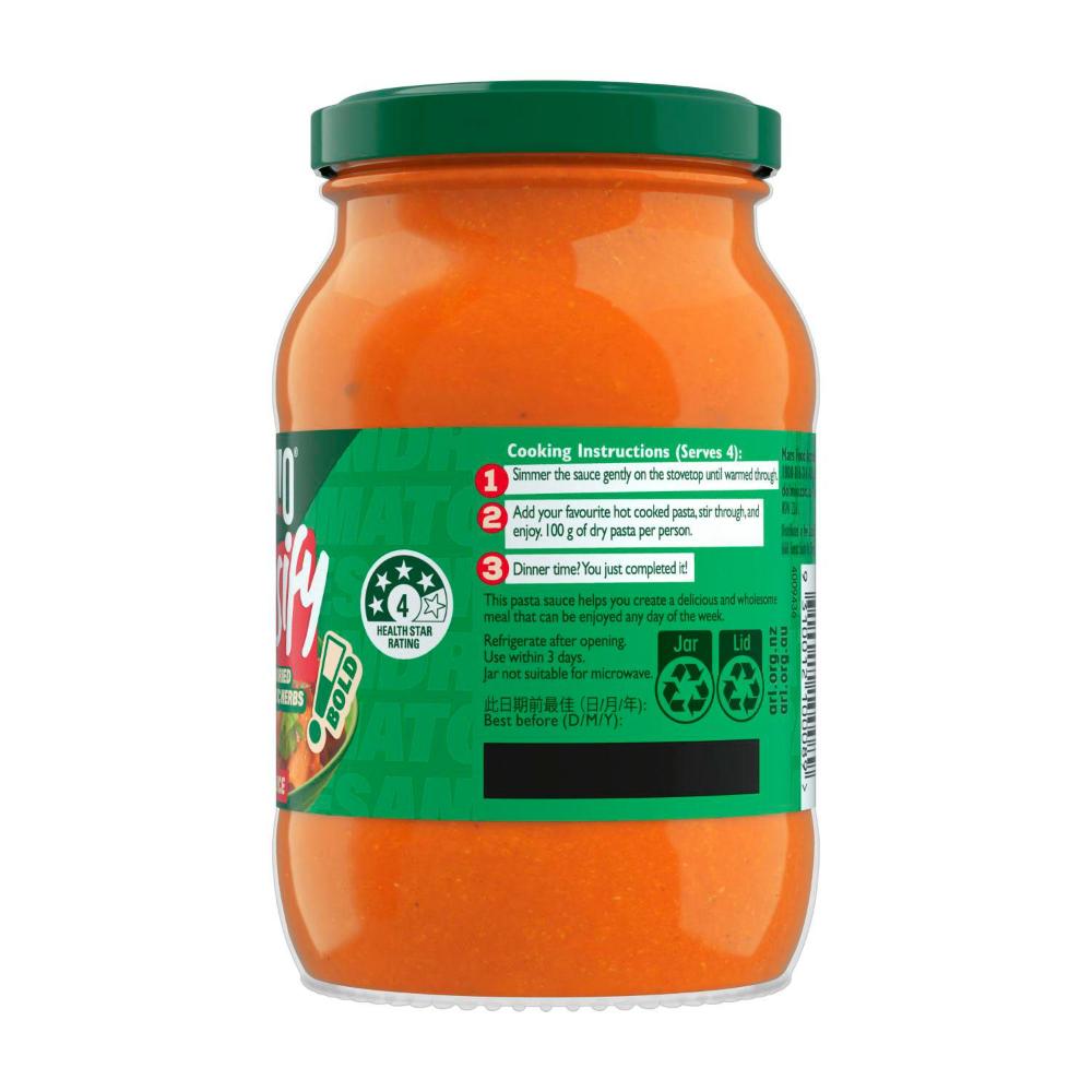 Dolmio Intensify Parmesan- Sundried Tomato & Aromatic Herbs Pasta Sauce - 395g
