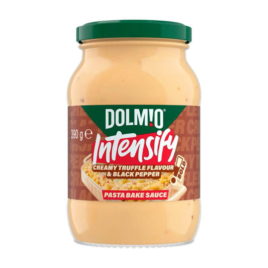 Dolmio Intensify Creamy Truffle Flavour & Black Pepper Pasta Bake Sauce - 390g