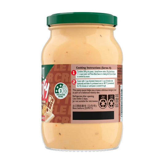 Dolmio Intensify Creamy Truffle Flavour & Black Pepper Pasta Bake Sauce - 390g