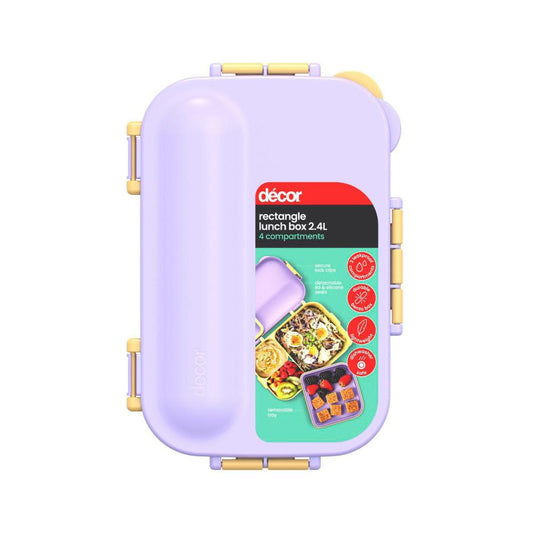 Decor Rectangle Lunch Box 2.4l - 1 Each