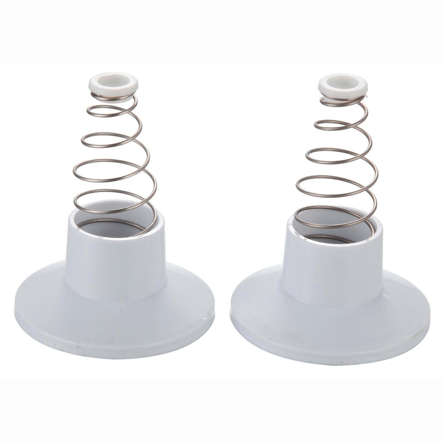 Shaw & Mason White Plastic Wall Flange - 65mm - 2 Pack