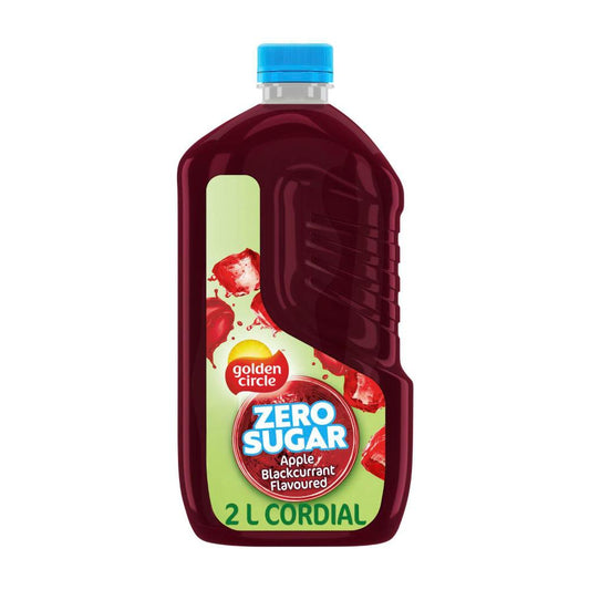 Golden Circle Cordial Zero Sugar Apple Blackcurrant - 2L
