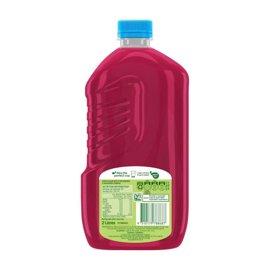 Golden Cire Cordial Zero Sugar Apple Raspberry - 2L