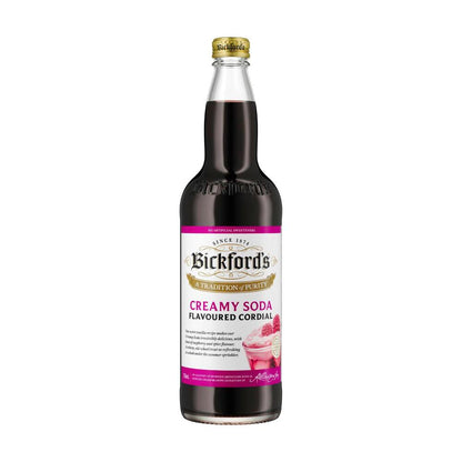 Bickford's Cordial Creamy Soda - 750mL