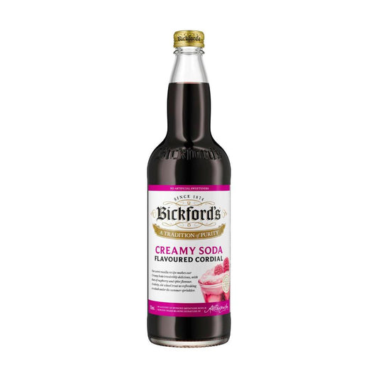 Bickford's Cordial Creamy Soda - 750mL