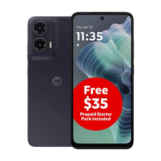 Vodafone Motorola G35 5g Midnight Black Prepaid - 1 Each