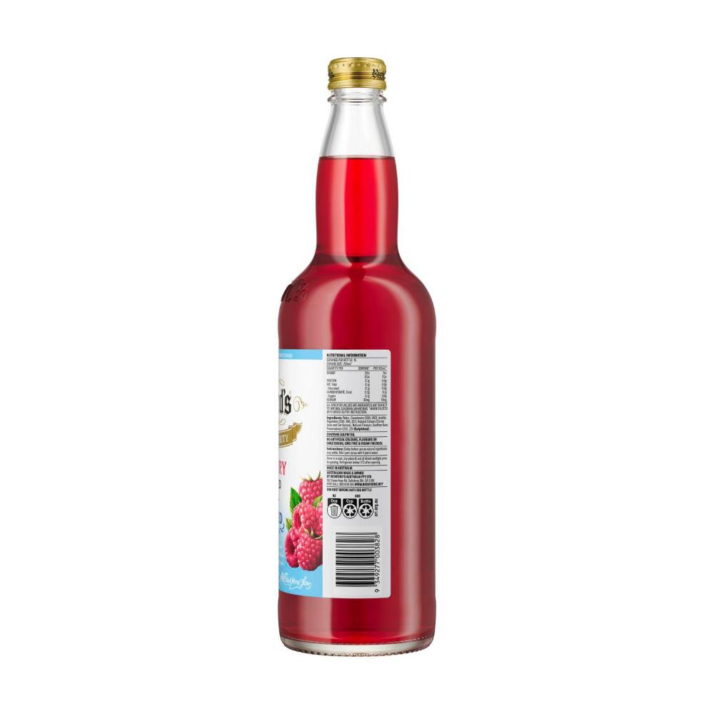 Bickford's Cordial Raspberry No Added Sugar - 750mL
