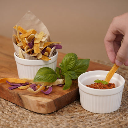 Vege Chips Sweet Potato Nibbles Salt & Vinegar Flavour 75g