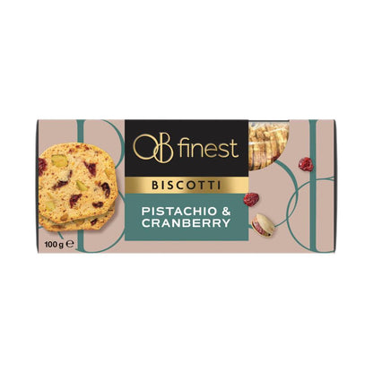 Ob Finest Cranberry & Pistachio Biscotti - 100g