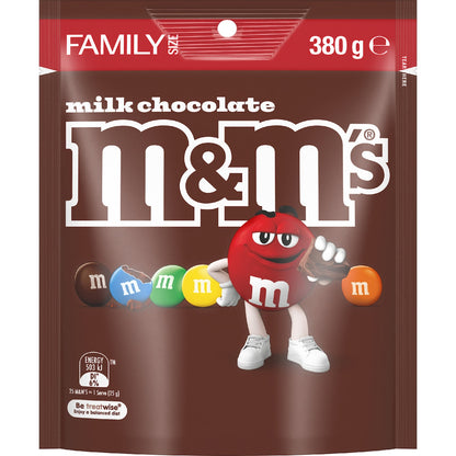 M&ms Milk Chocolate Snack & Share Bag 380g