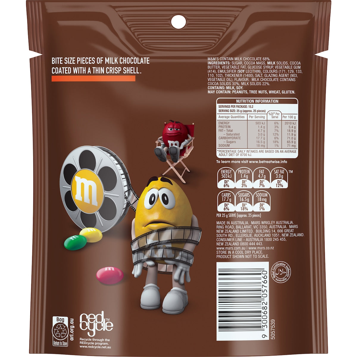 M&ms Milk Chocolate Snack & Share Bag 380g