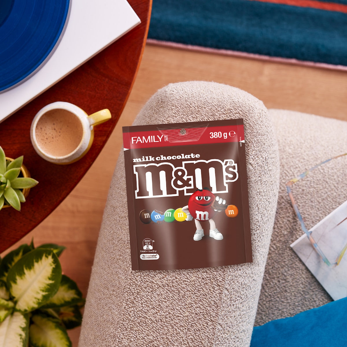 M&ms Milk Chocolate Snack & Share Bag 380g