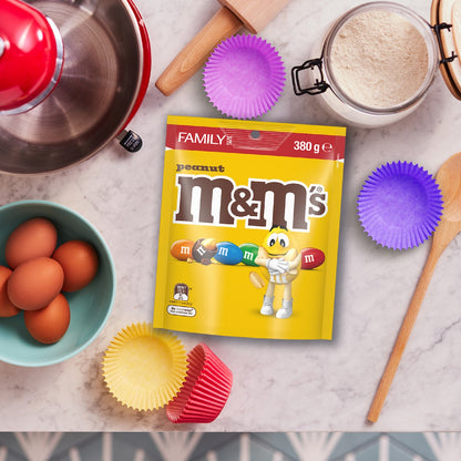 M&ms Peanut Milk Chocolate Snack & Share Bag 380g
