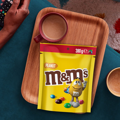 M&ms Peanut Milk Chocolate Snack & Share Bag 380g