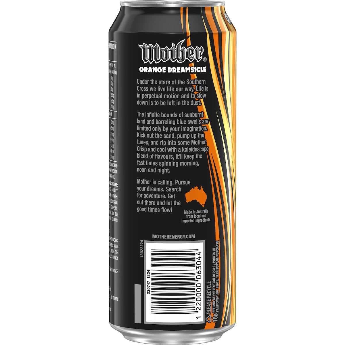 Mother Energy Drink Orange Dreamsicle 500ml