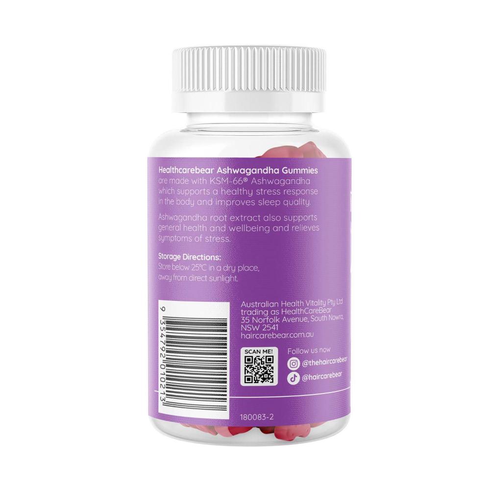 HealthCareBear Gummies Ashwagandha - 50 Pack