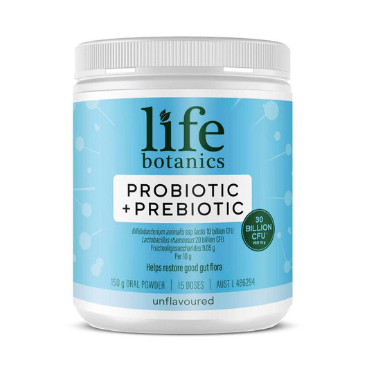 Life Botanics Powder 30 Billion Probiotics + Prebiotics - 150g