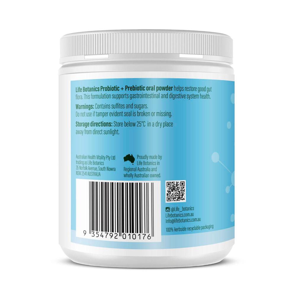 Life Botanics Powder 30 Billion Probiotics + Prebiotics - 150g