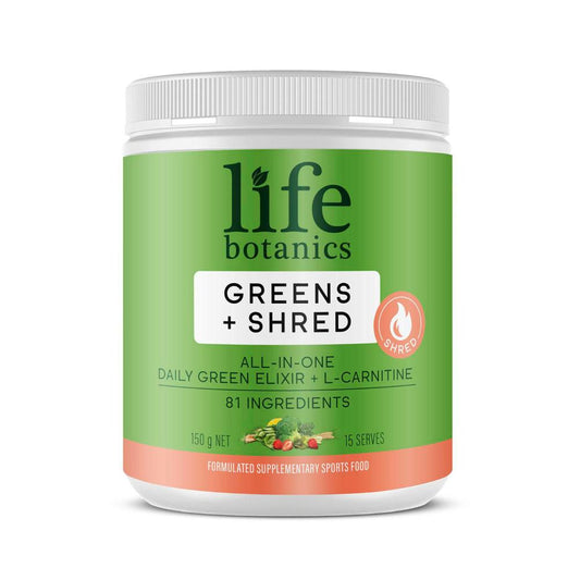 Life Botanics Powder Greens + Shred - 150g