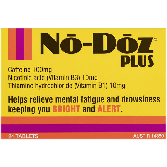 No-doz Tablets Plus 24 Pack