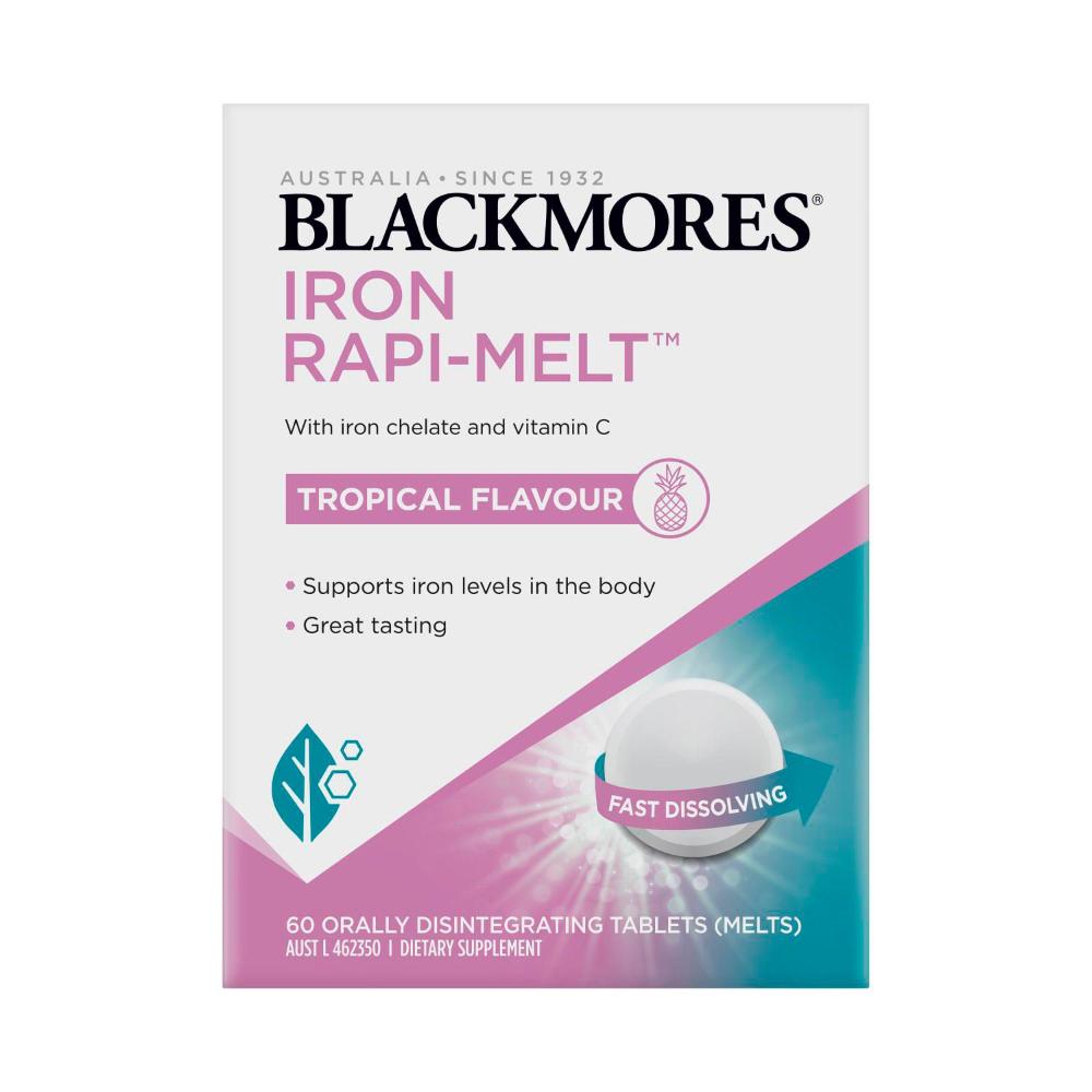 Blackmores Rapi Melts Iron - 60 Pack