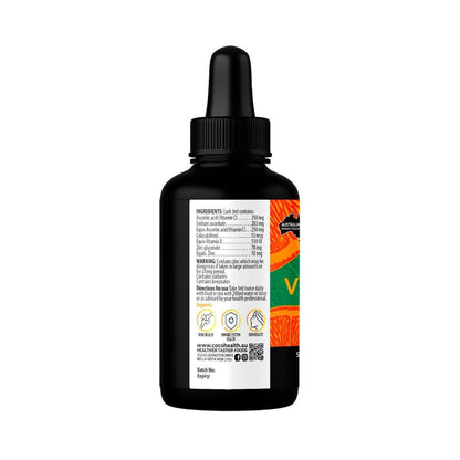 Coco Health Triple Action Vitamin C D & Zinc - 90mL