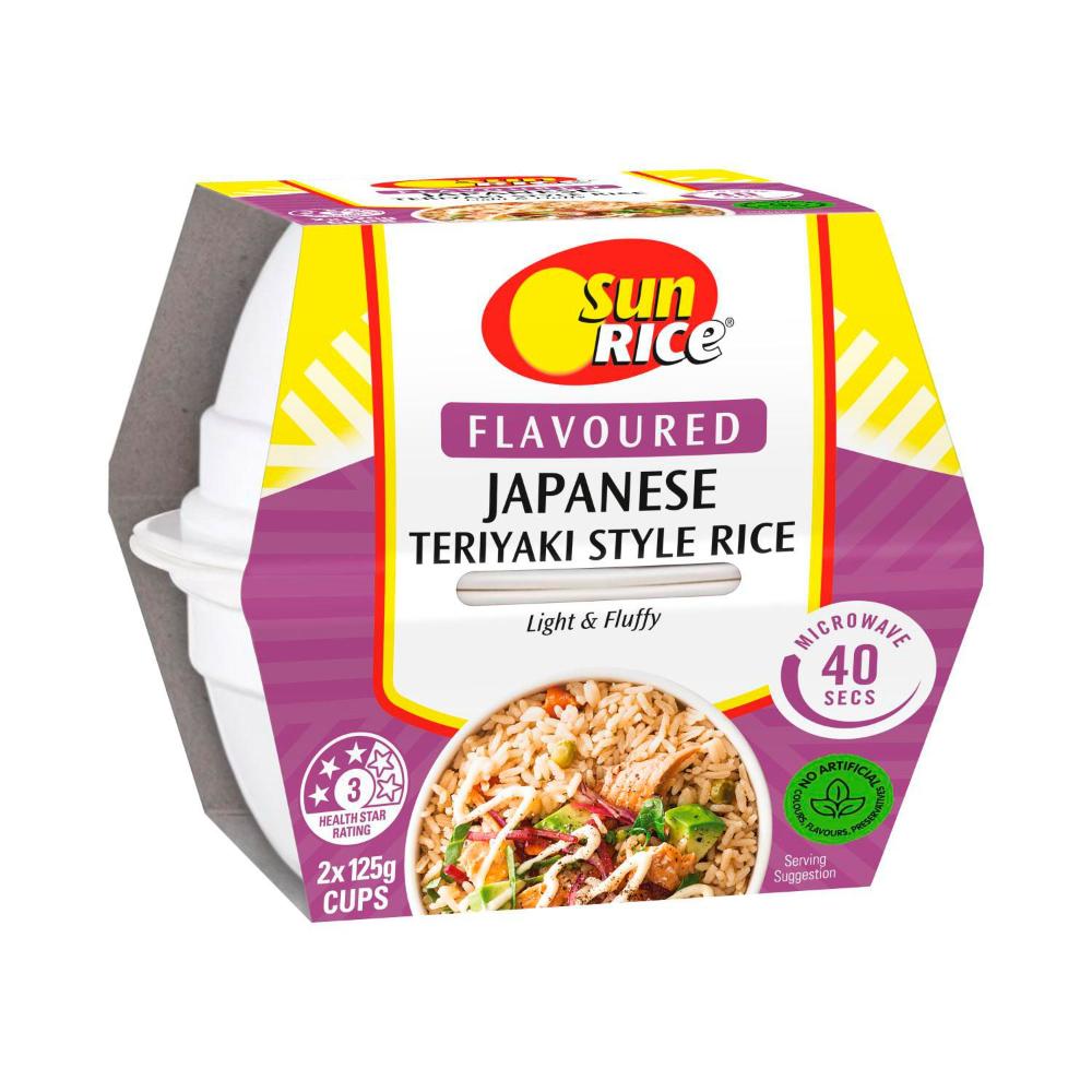 Sunrice Microwave Teriyaki Rice Cup - 250 GRAM
