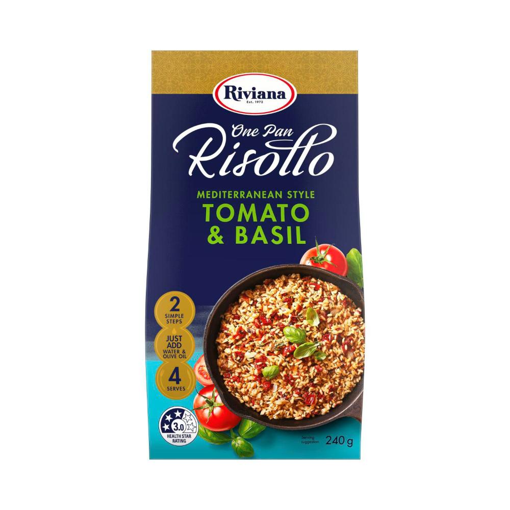 Riviana Risotto Tomato & Basil - 240g