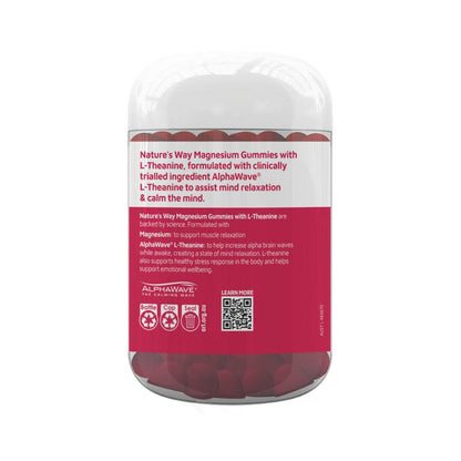 Nature's Way Gummies Magnesium + L-theanine - 60 Pack