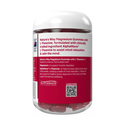 Nature's Way Gummies Magnesium + L-theanine - 60 Pack