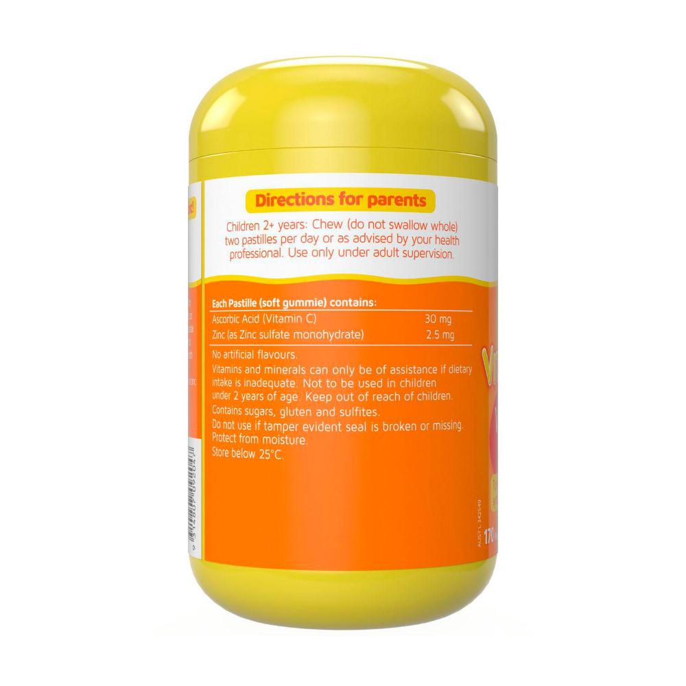 Nature's Way Kids Gummies Vitamin C + Zinc - 170 Pack