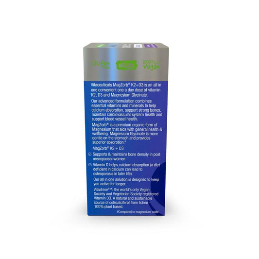 Vitaceuticals Mag Zorb D3+k2 - 60 Pack