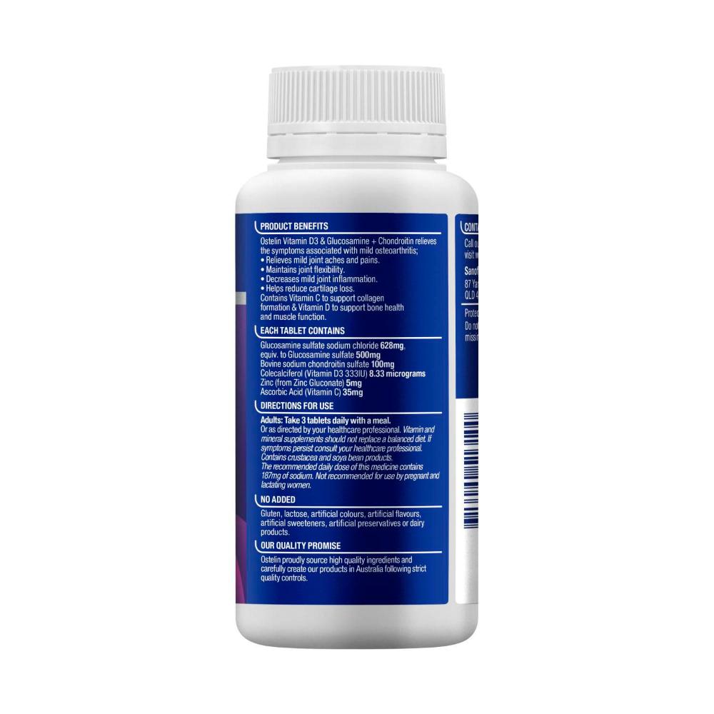 Ostelin Vitamin D3 Glucosamin & Chondroitin - 90 Pack