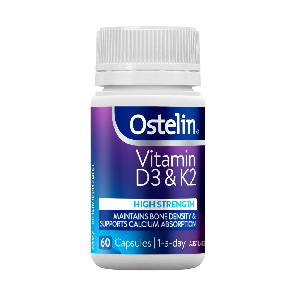 Ostelin Vit D3 + K2 - 60 Pack