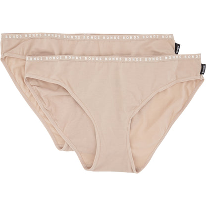 Bonds Ladies Hipster Bikini Size 10 Assorted 2 Pack