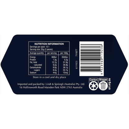Lindt Lindor Dark Assorted Chocolate Box 327g
