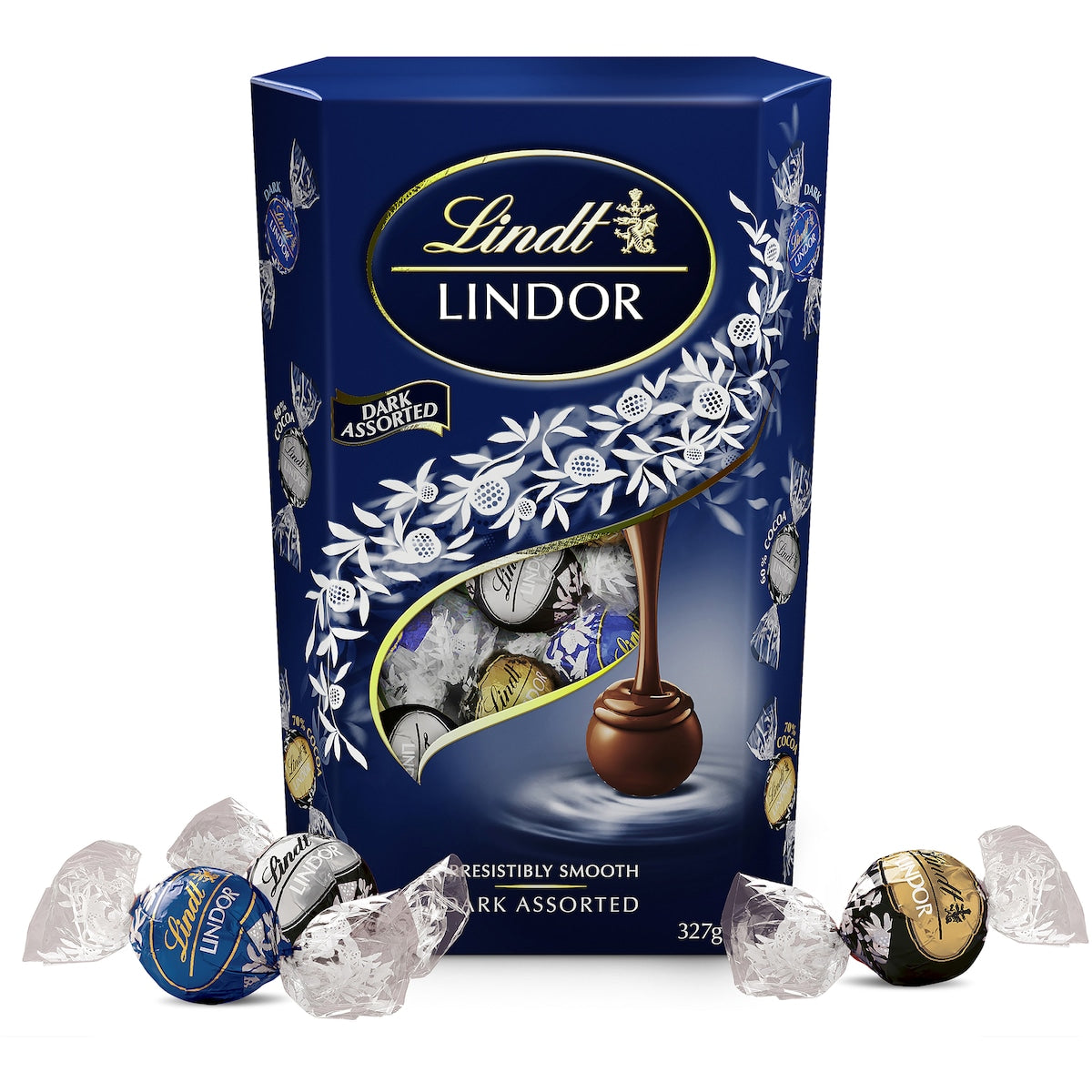 Lindt Lindor Dark Assorted Chocolate Box 327g