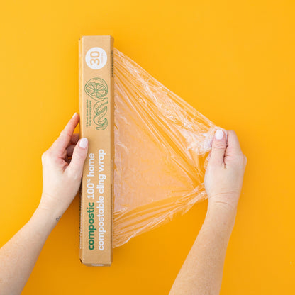 Compostic 100% Home Compostable Cling Wrap 30m Each