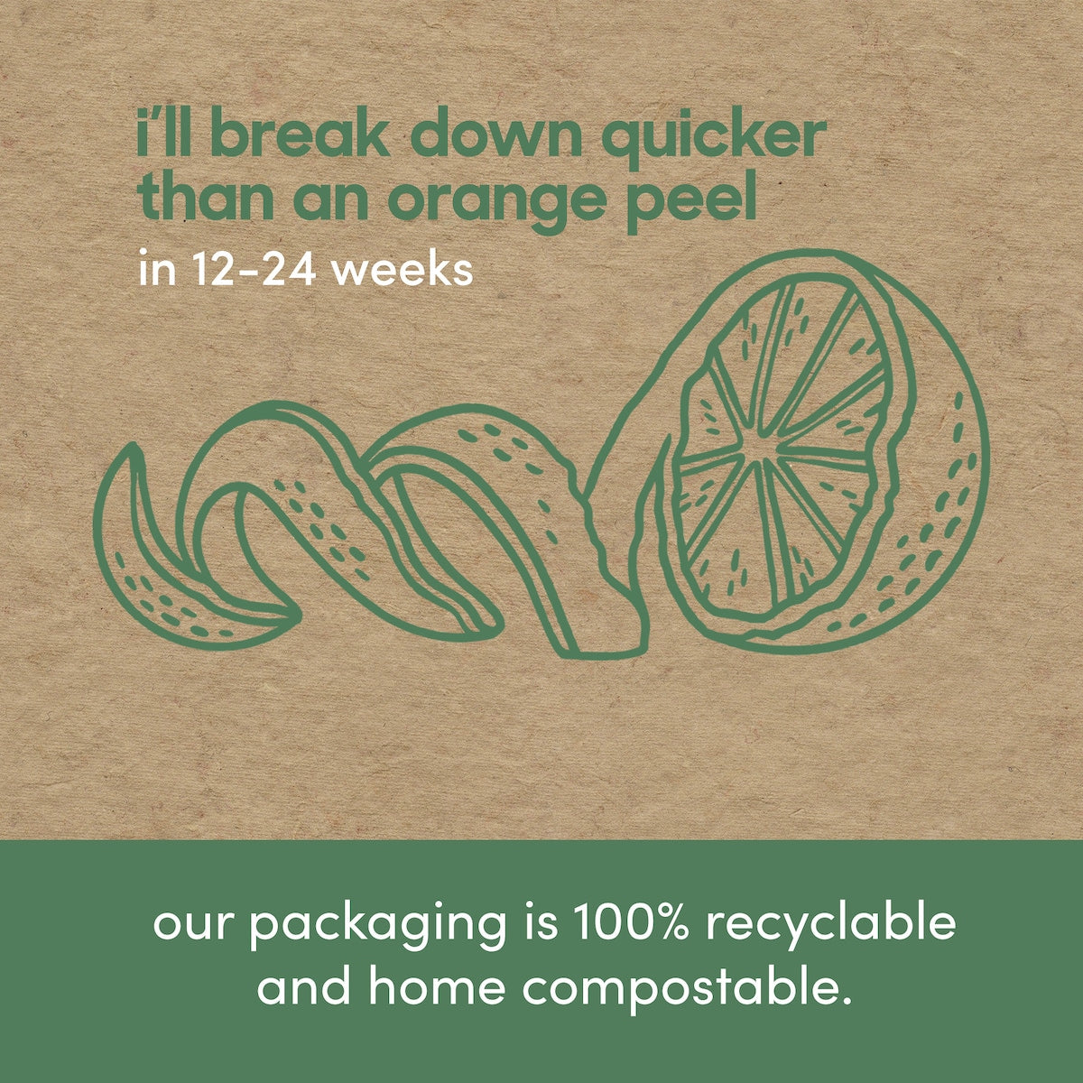 Compostic 100% Home Compostable Cling Wrap 30m Each