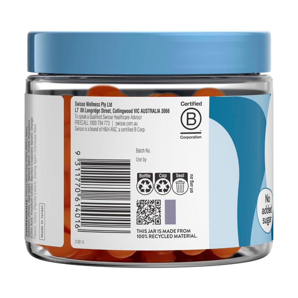 Swisse Adult Gummies Prebiotic + Probiotic - 90 Pack